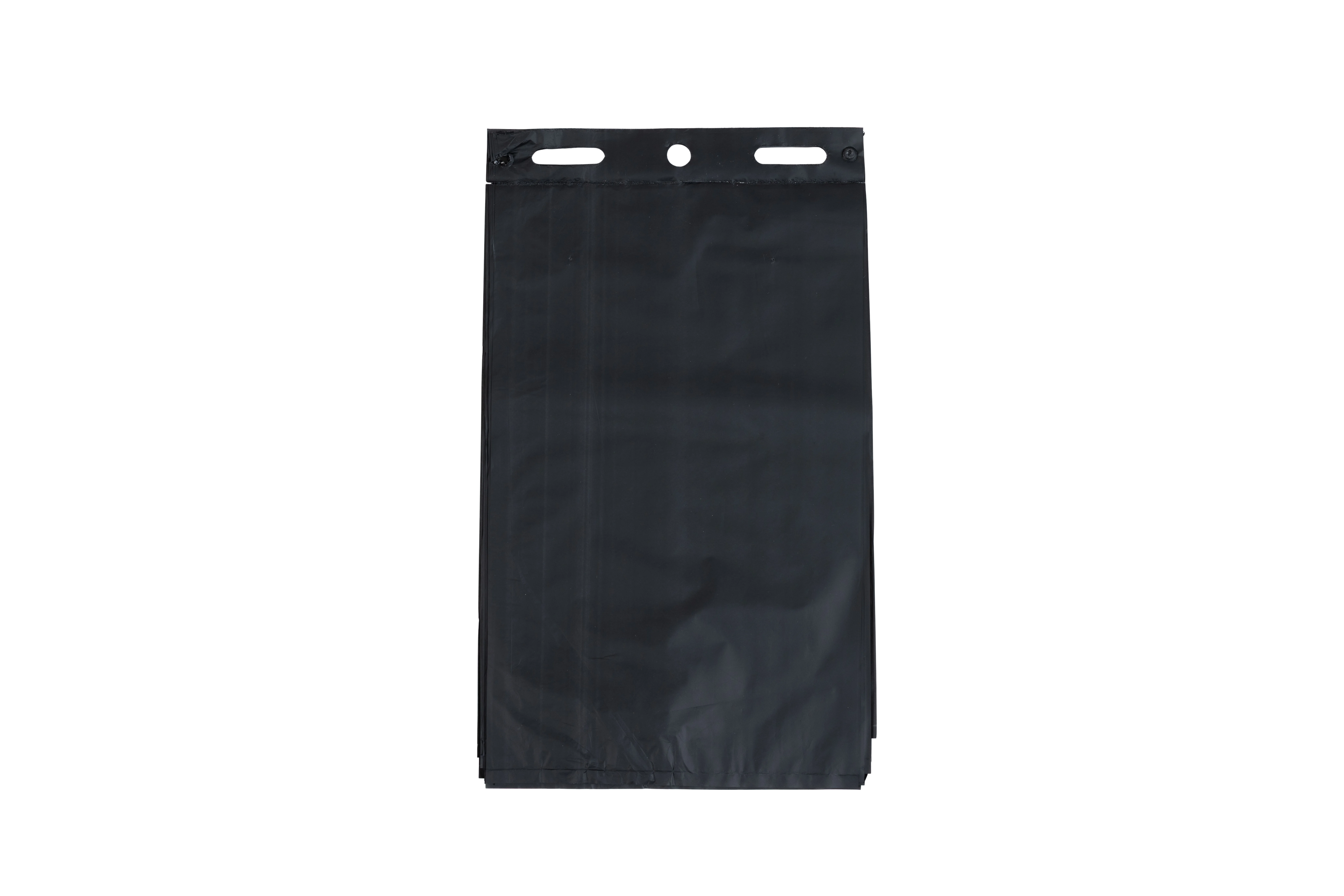 Biologisch abbaubare Hundekotbeutel aus nachwachsenden Rohstoffen – schwarze Tüte mit Illustration und Umwelt