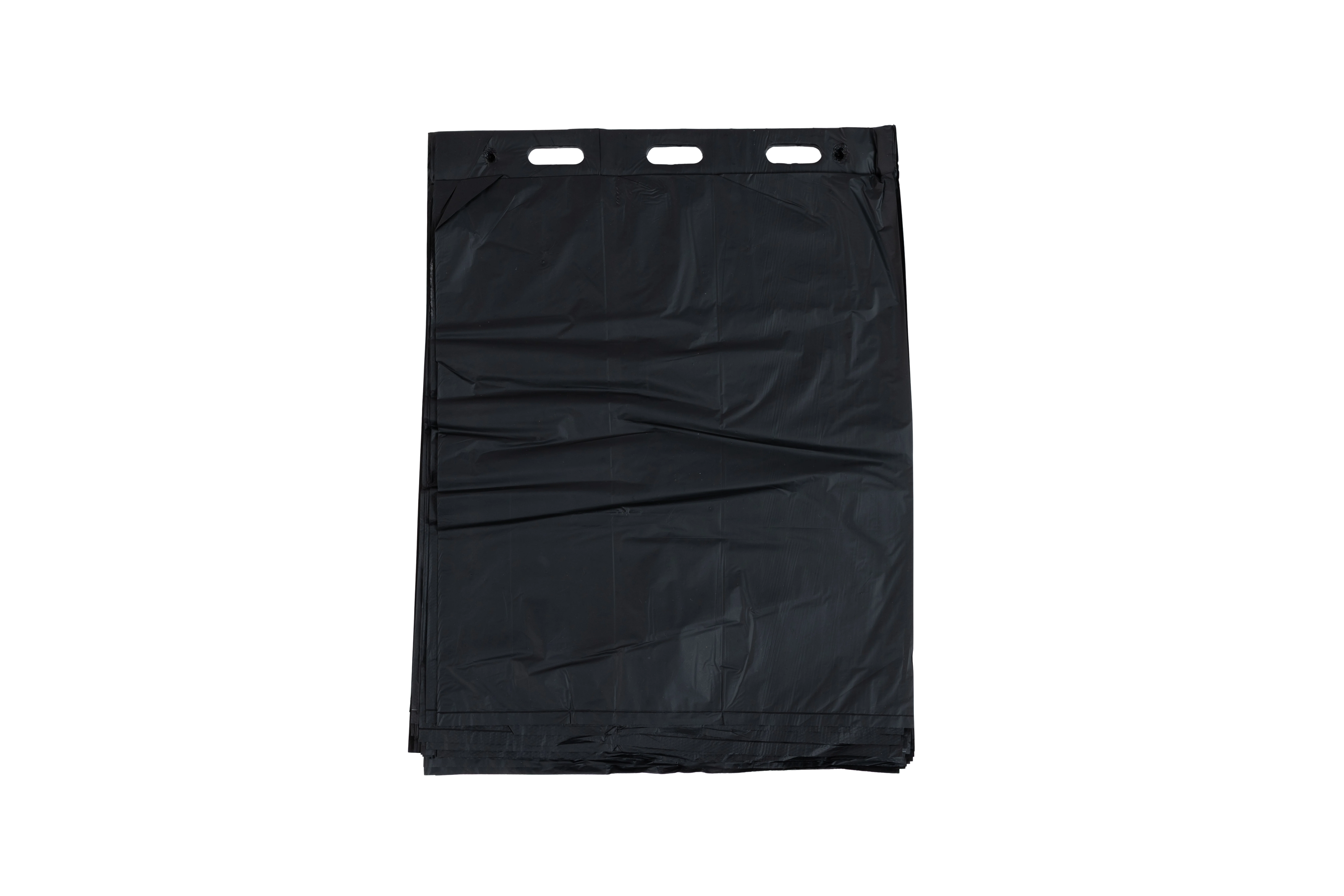 Biologisch abbaubare Hundekotbeutel aus nachwachsenden Rohstoffen – schwarze Tüte mit Illustration und Umwelt